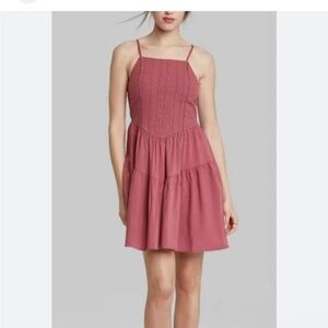 Wild Fable Maroon Sleeveless Mini Dress